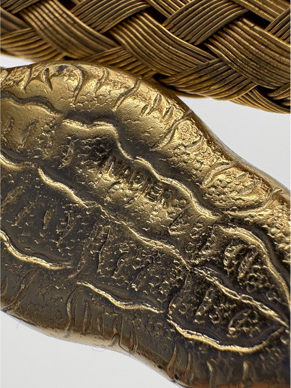 Napier Gold Plate Snake Bracelet - Picture 4 of 5